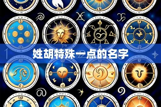 姓胡特殊一点的名字