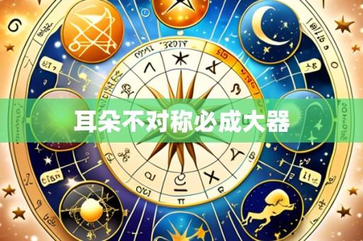耳朵不对称必成大器