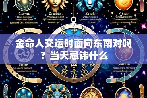金命人交运时面向东南对吗?当天忌讳什么
