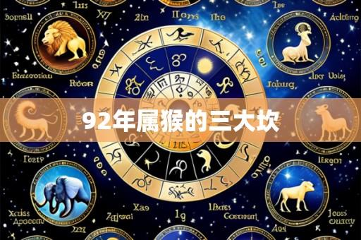 92年属猴的三大坎