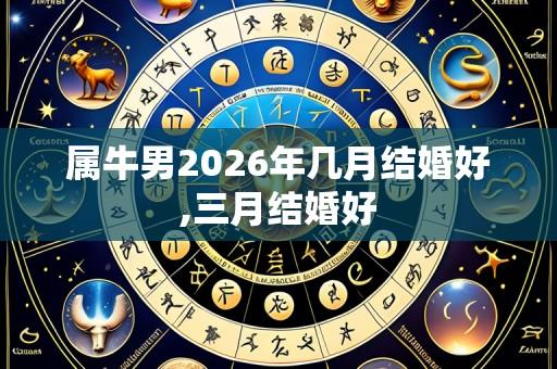 属牛男2026年几月结婚好,三月结婚好