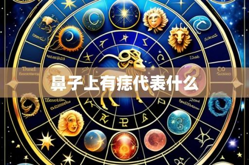 鼻子上有痣代表什么