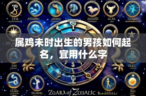 属鸡未时出生的男孩如何起名，宜用什么字