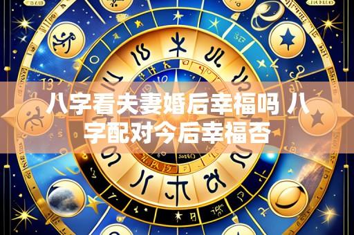 八字看夫妻婚后幸福吗 八字配对今后幸福否