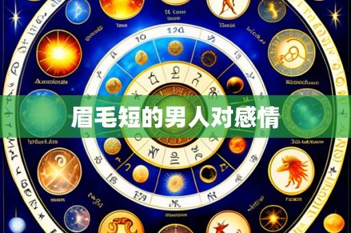 眉毛短的男人对感情