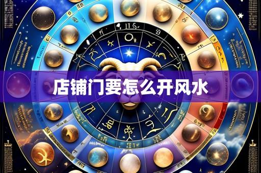 店铺门要怎么开风水