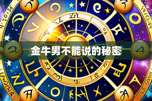 金牛男不能说的秘密