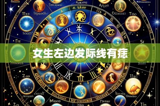 女生左边发际线有痣
