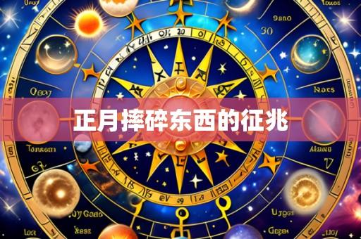 正月摔碎东西的征兆