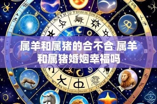 属羊和属猪的合不合 属羊和属猪婚姻幸福吗