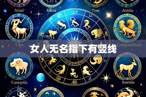 女人无名指下有竖线