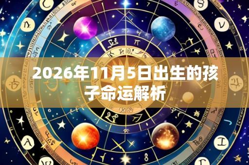 2026年11月5日出生的孩子命运解析