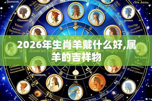 2026年生肖羊戴什么好,属羊的吉祥物