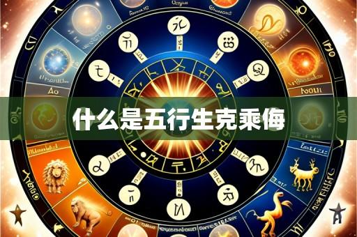 什么是五行生克乘侮