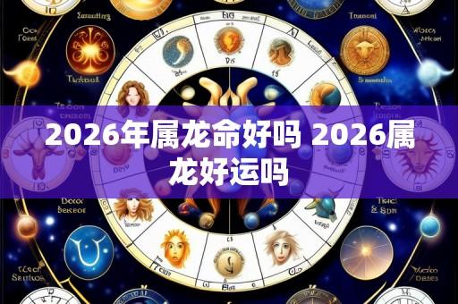 2026年属龙命好吗 2026属龙好运吗