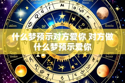 什么梦预示对方爱你 对方做什么梦预示爱你