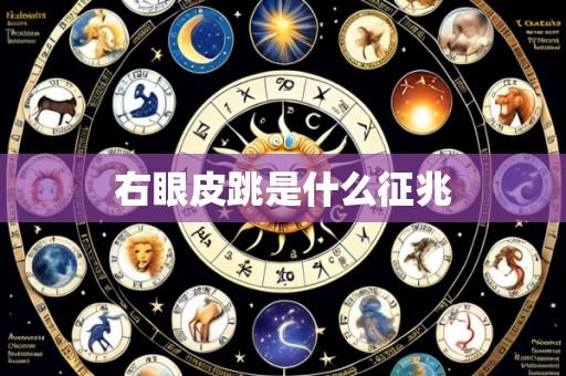 右眼皮跳是什么征兆