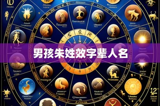 男孩朱姓效字辈人名