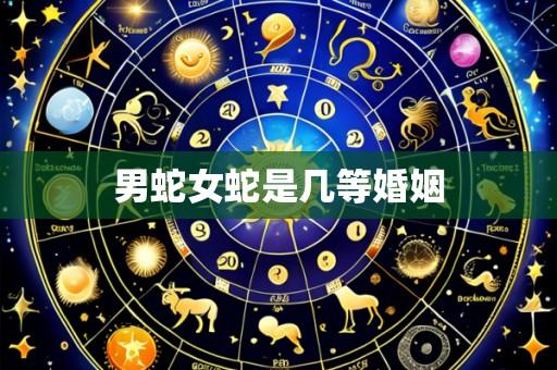 男蛇女蛇是几等婚姻