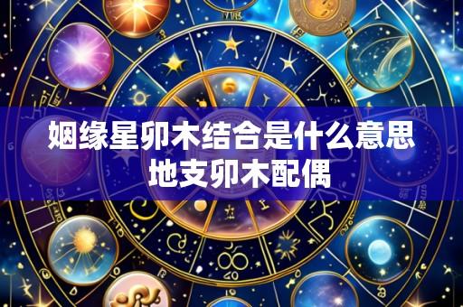 姻缘星卯木结合是什么意思 地支卯木配偶