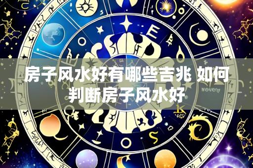房子风水好有哪些吉兆 如何判断房子风水好