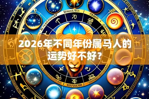2026年不同年份属马人的运势好不好？