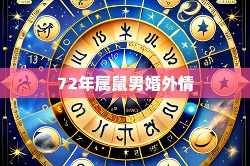 72年属鼠男婚外情