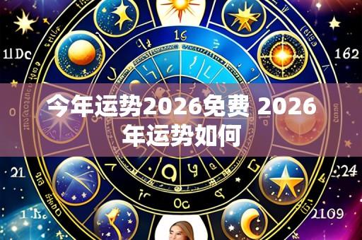 今年运势2026免费 2026年运势如何