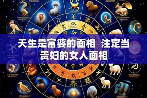 天生是富婆的面相 注定当贵妇的女人面相