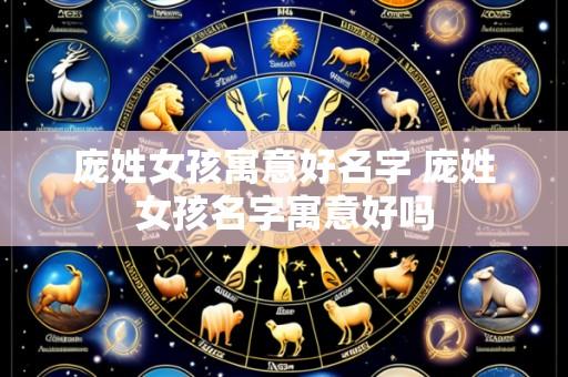 庞姓女孩寓意好名字 庞姓女孩名字寓意好吗