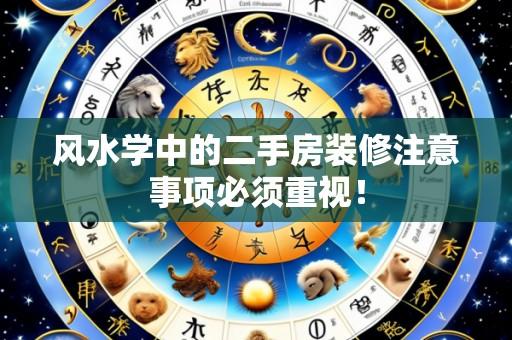风水学中的二手房装修注意事项必须重视!
