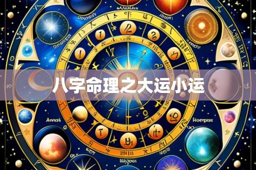 八字命理之大运小运