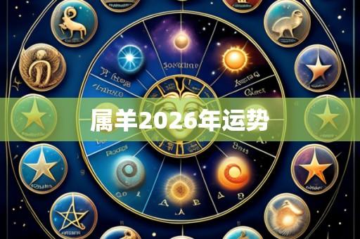 属羊2026年运势