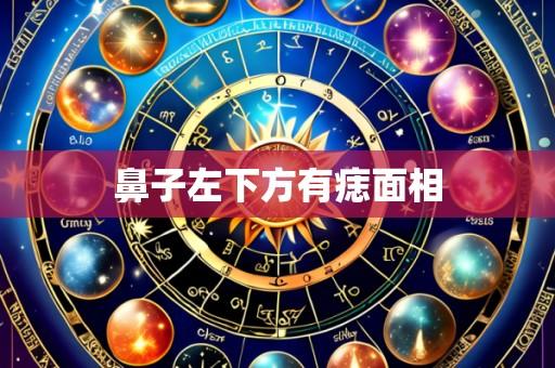 鼻子左下方有痣面相