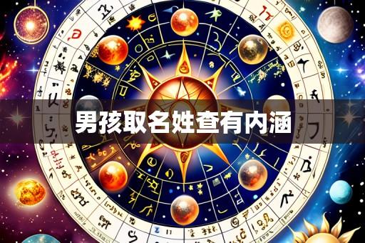 男孩取名姓查有内涵