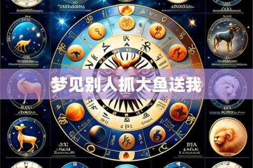 梦见别人抓大鱼送我