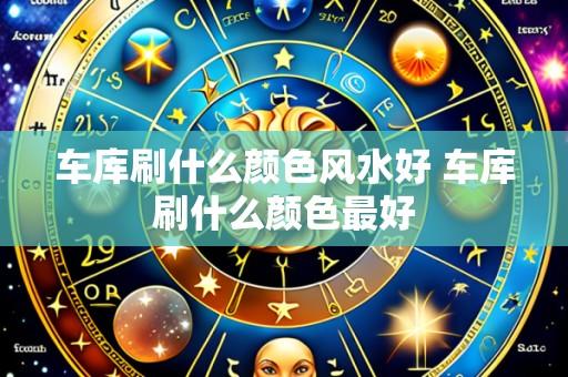 车库刷什么颜色风水好 车库刷什么颜色最好