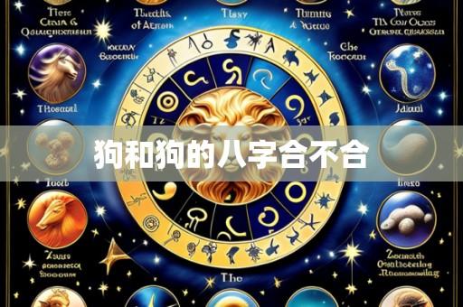狗和狗的八字合不合