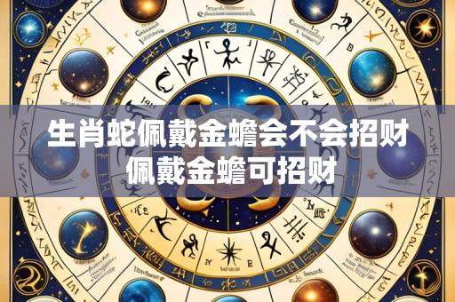 生肖蛇佩戴金蟾会不会招财 佩戴金蟾可招财