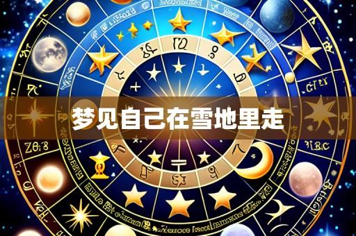 梦见自己在雪地里走