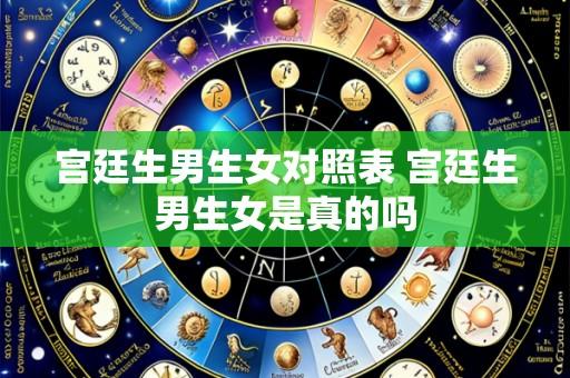 宫廷生男生女对照表 宫廷生男生女是真的吗