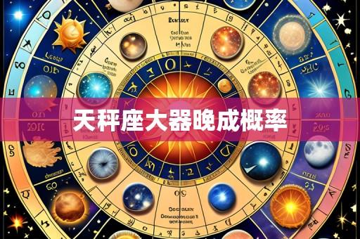 天秤座大器晚成概率