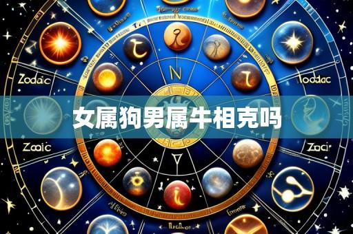 女属狗男属牛相克吗
