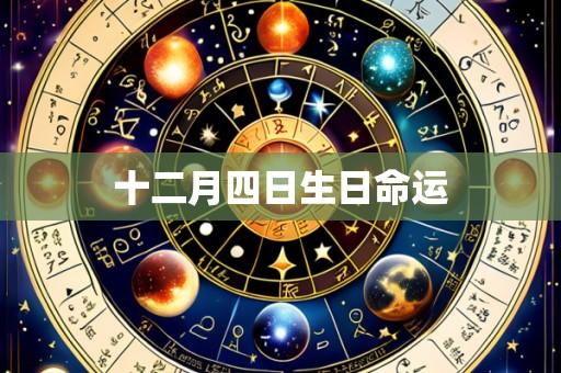十二月四日生日命运