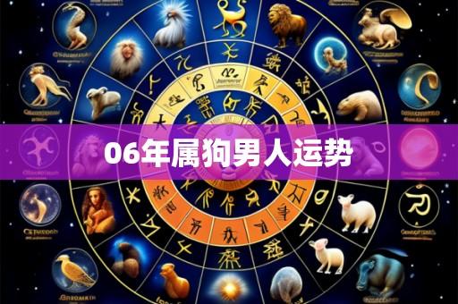 06年属狗男人运势