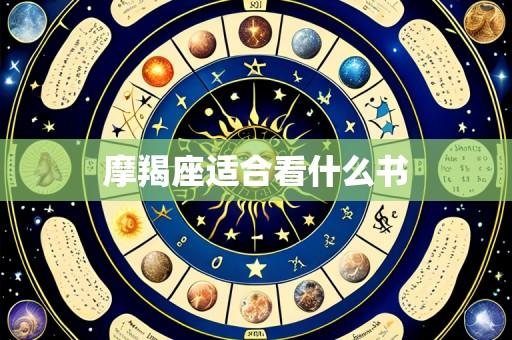 摩羯座适合看什么书