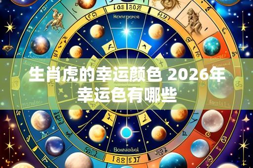生肖虎的幸运颜色 2026年幸运色有哪些