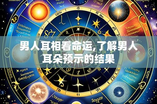 男人耳相看命运,了解男人耳朵预示的结果