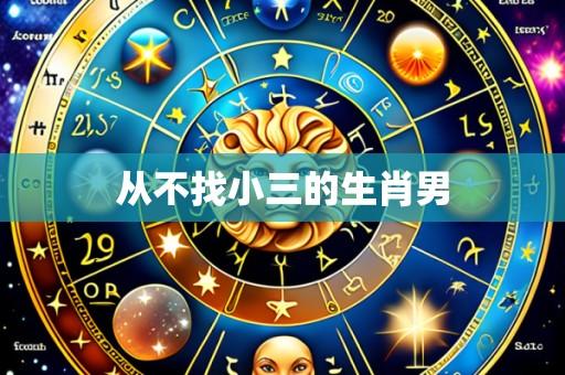 从不找小三的生肖男