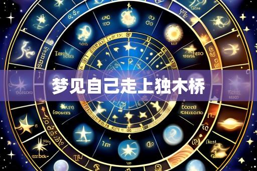 梦见自己走上独木桥
